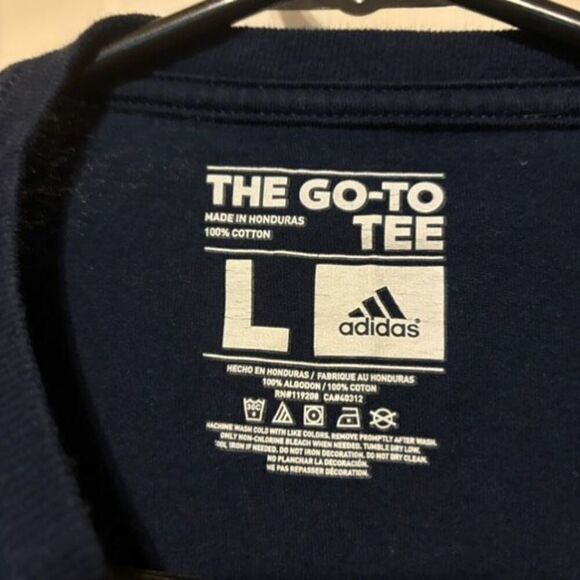 Michigan Basketball Size Large Adidas Go-To Tee T-Shirt - Picture 3 of 4